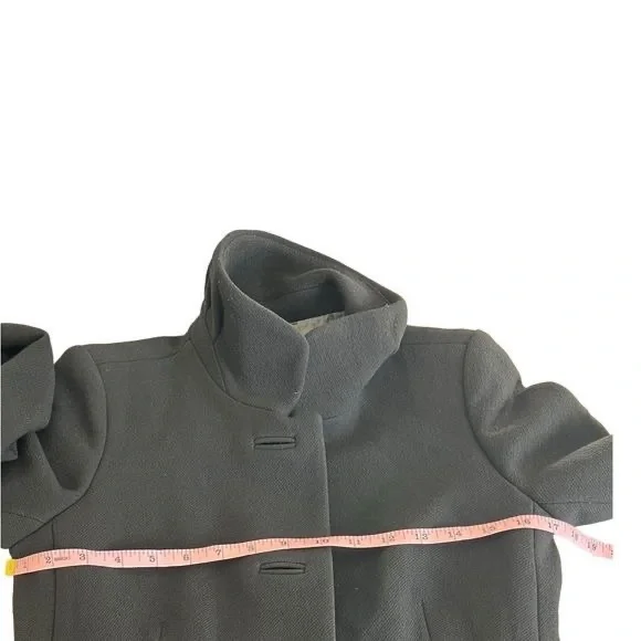 J Crew Double Cloth Wool Lady Day Pea Coat Size 2 - Picture 6 of 6